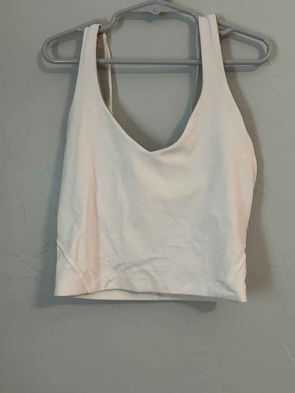 Women's White Crop Tank Top